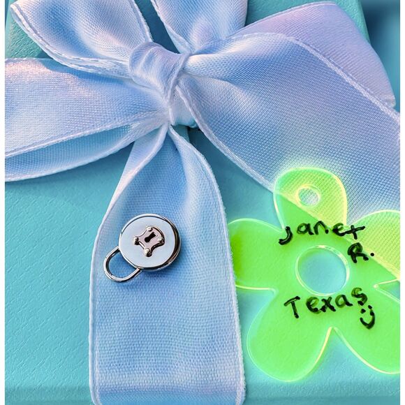 Tiffany & Co. Two Tone Lock, Silver Gold - Picture 2 of 2